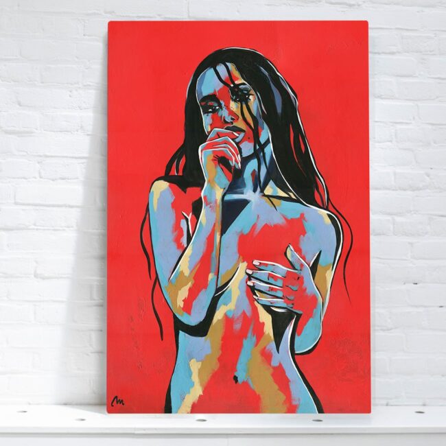 Zoë Kravitz canvas painting art wall big