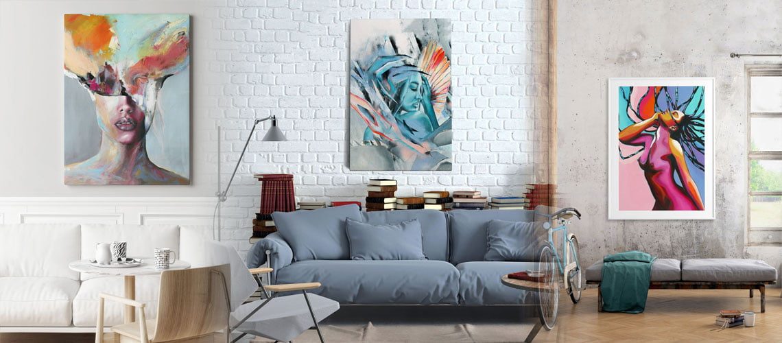 acrylic abstract paintings