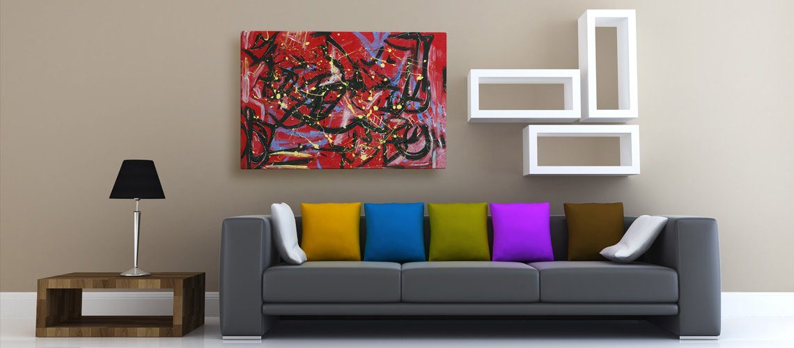 red-abstract-painting-for-business-office